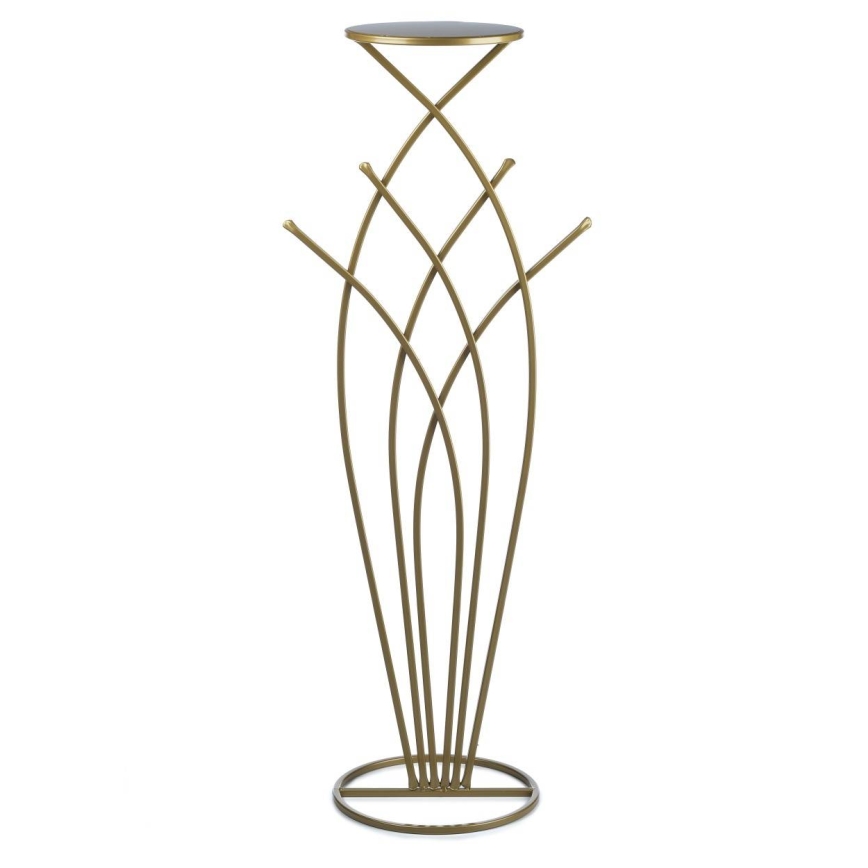 Support de pot de fleur SWAN 100x22,5 cm doré