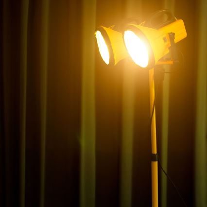 Support de projecteur 180 cm jaune