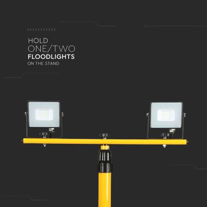 Support de projecteur 180 cm jaune