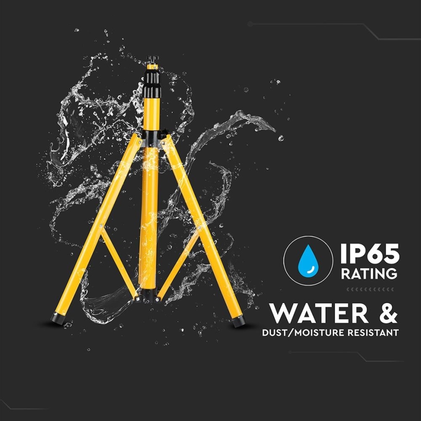 Support de projecteur 180 cm jaune