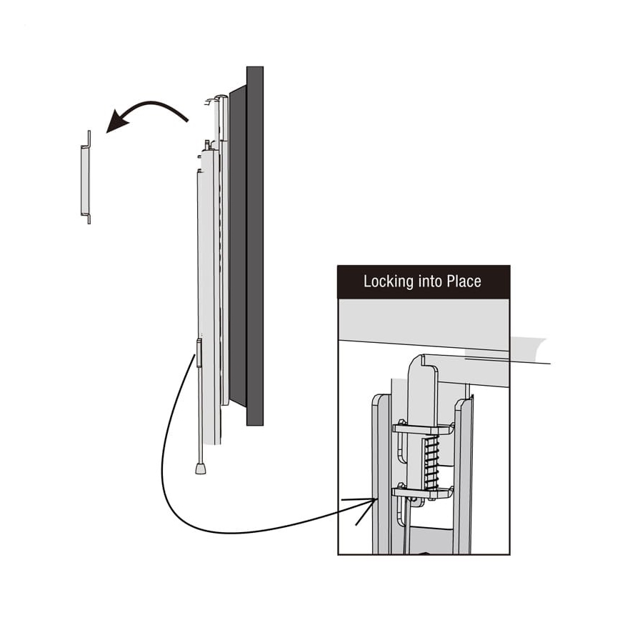 Support mural mince pour TV 23-65”