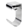 Support papier 12,5x26 cm inox/argenté