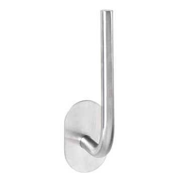Support papier 4,5x18 cm inox/argenté