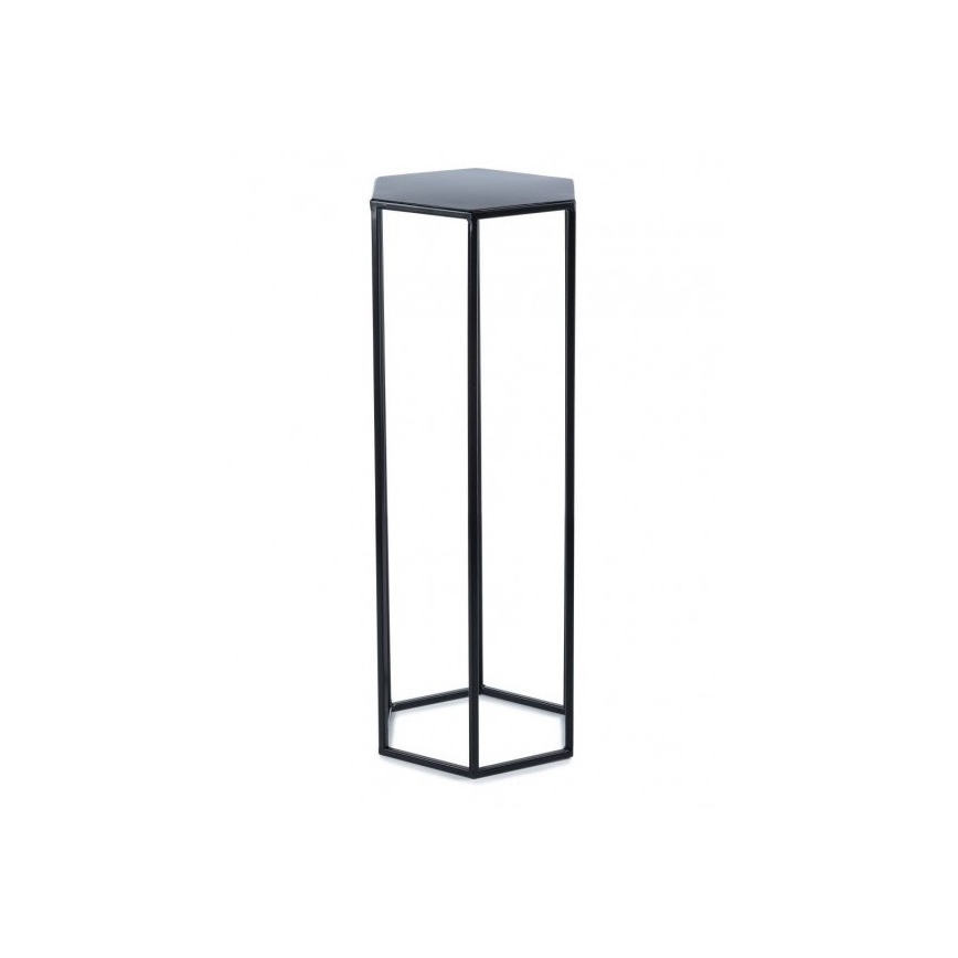 Support pot 70x24 cm noir