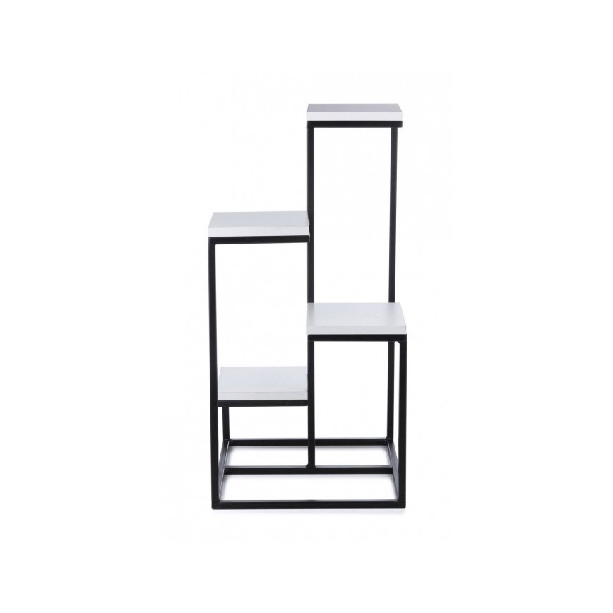 Support pot de fleur KASKADA 79x40 noir/blanc