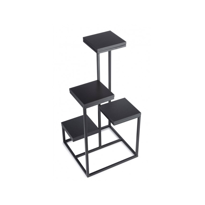 Support pot de fleur KASKADA 79x40 noir