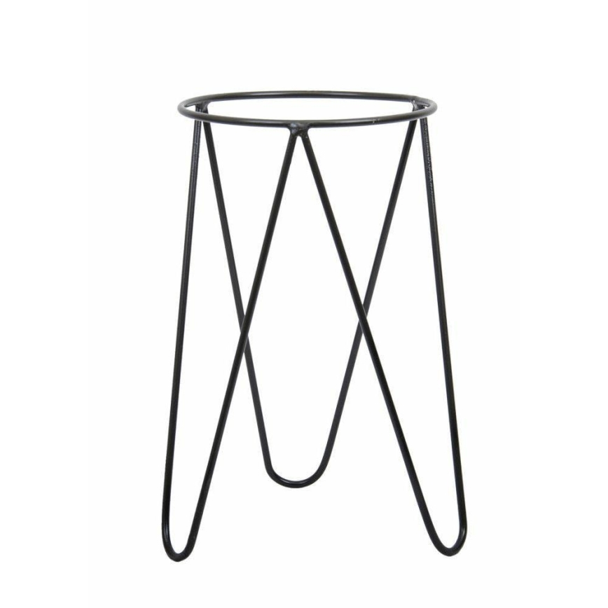 Support pot de fleur LOFT 50x30 cm noir