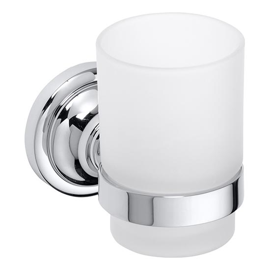 Support pour brosses à dents 7x9,5 cm, argenté