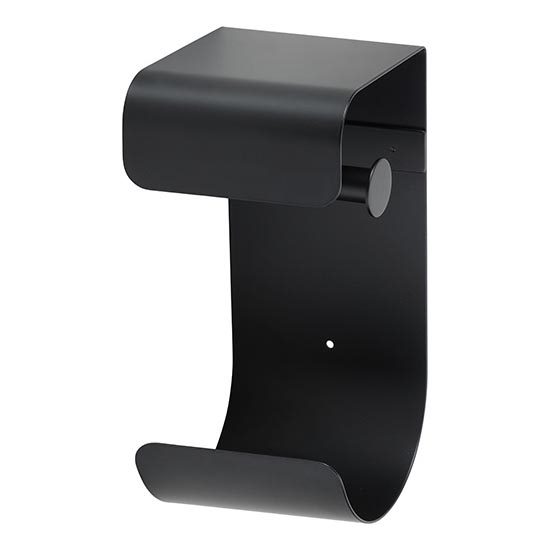Support pour papier 12,5x26 cm inox/noir