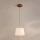 Suspension à câble AIDA 1xE27/15W/230V Ø 25 cm chêne/crème
