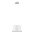 Suspension à câble AIDA 1xE27/60W/230V Ø 25 cm chêne/blanc
