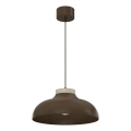 Suspension à câble BASCA 1xE27/15W/230V marron/beige