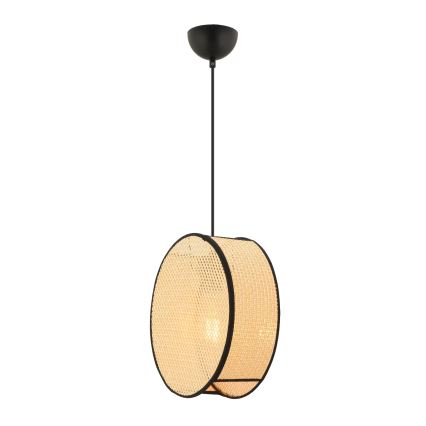 Suspension à câble BIG DRUM 1xE27/60W/230V beige/noir