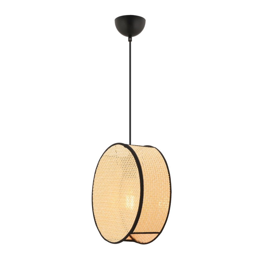 Suspension à câble BIG DRUM 1xE27/60W/230V beige/noir