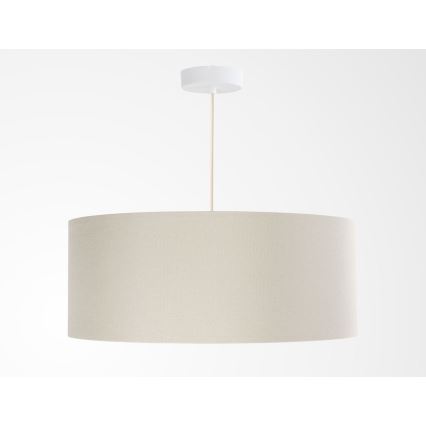 Suspension à câble BOHO TRINITI 1xE27/60W/230V Ø 50 cm crème