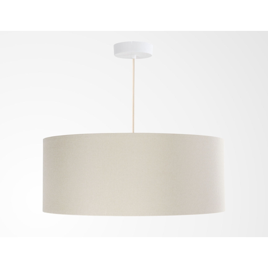 Suspension à câble BOHO TRINITI 1xE27/60W/230V Ø 50 cm crème