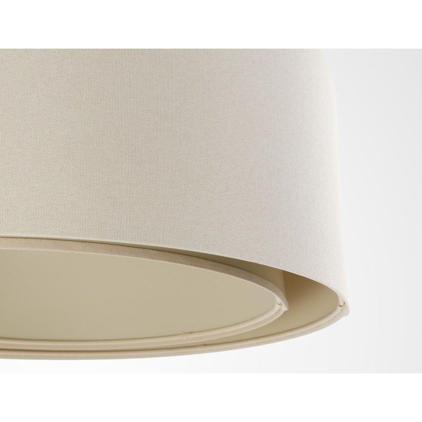 Suspension à câble BOHO TRINITI 1xE27/60W/230V Ø 50 cm crème