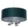 Suspension à câble BUBBLE 1xE27/60W/230V, diam. 40 cm, vert