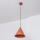 Suspension à câble ETNA 1xE27/15W/230V Ø 18,5 cm orange