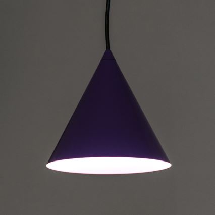 Suspension à câble ETNA 1xE27/15W/230V Ø 18,5 cm violet