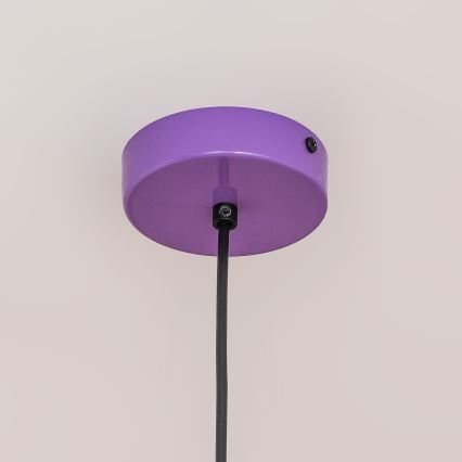 Suspension à câble ETNA 1xE27/15W/230V Ø 18,5 cm violet