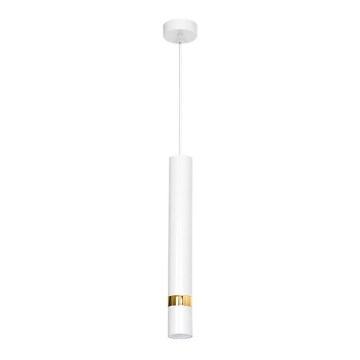 Suspension à câble JOKER 1x GU10 / 25 W / 230 V blanc/doré