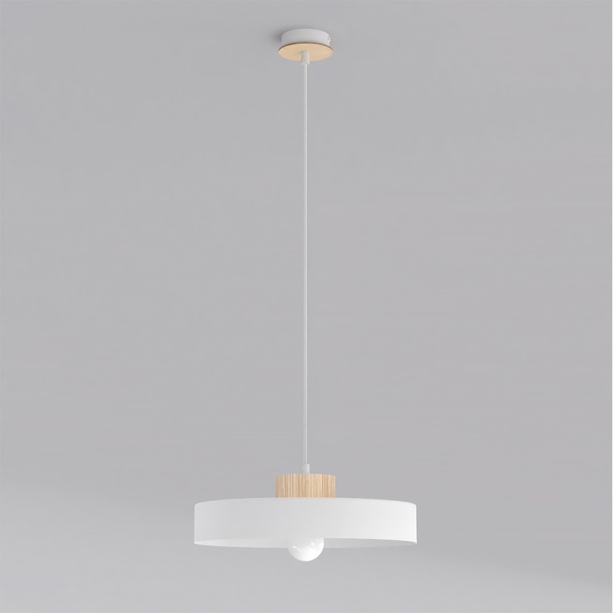 Suspension à câble KIVI 1xE27/15W/230V blanche
