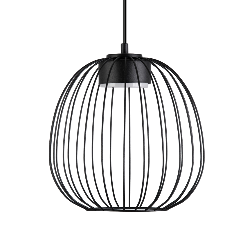 Suspension à câble OVELLA 1xGX53/10W/230V Ø 25 cm noire