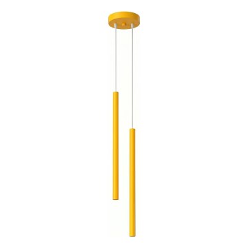 Suspension à câble PASTELO 2xG9/8W/230V, jaune