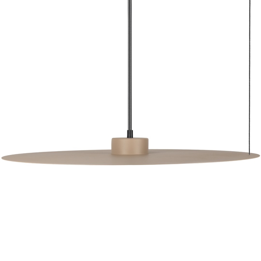 Suspension à câble PIATTO 1 x culot GX53/15W/230V, diam. 55 cm, beige