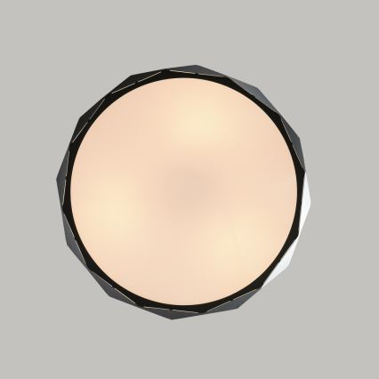 Suspension à câble REUS 3xE27/40W/230V Ø 47 cm noire