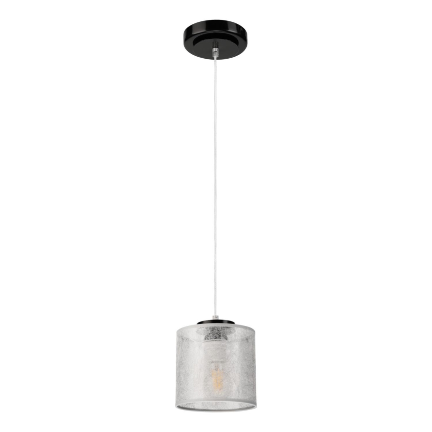 Suspension à câble ROSA 1xE27/60W/230V noir/gris