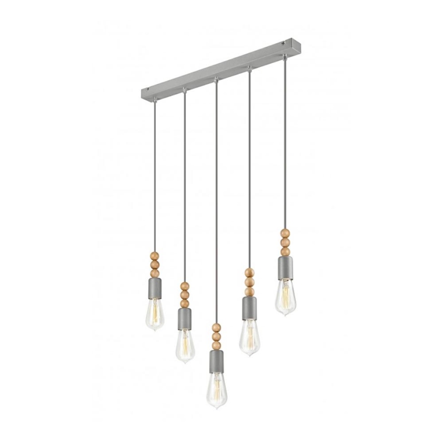 Suspension à câble SIMON 5xE27/60W/230V