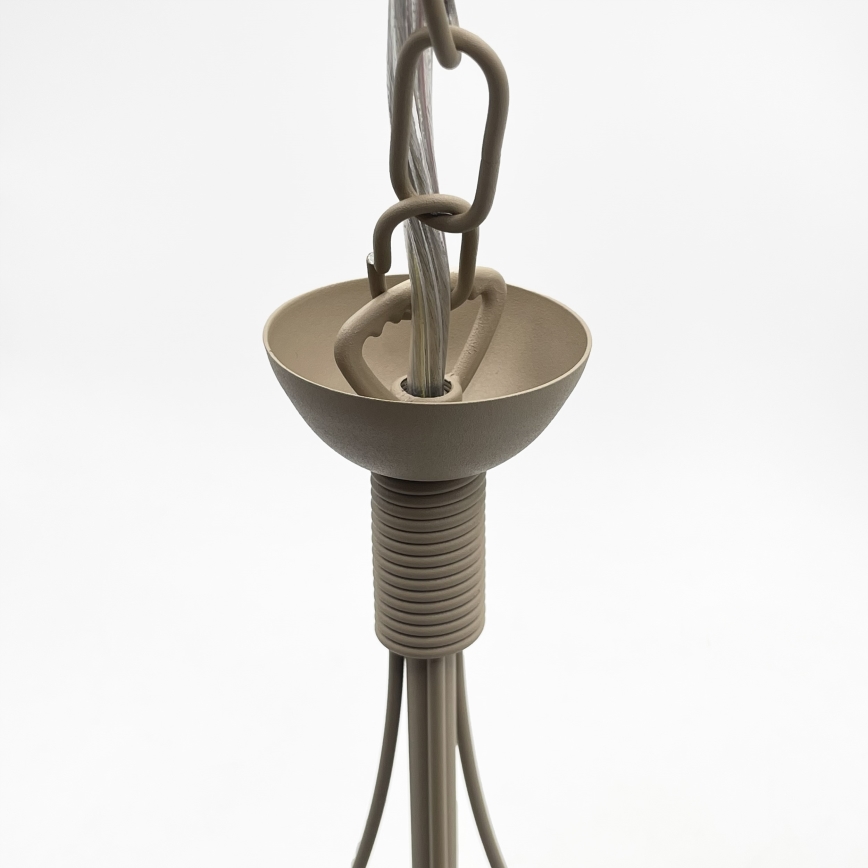 Suspension à chaîne ANTON 3xE14/60W/230V beige