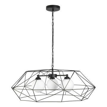 Suspension à chaîne DEXA 3xG9/10W/230V noire