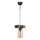 Suspension à chaîne JASMIN 1xE27/40W/230V marron/beige