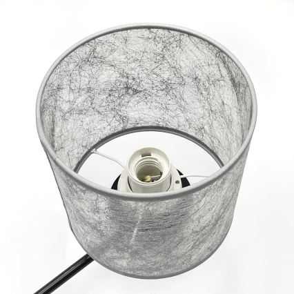 Suspension à chaîne ROSA 3xE27/60W/230V noir/gris