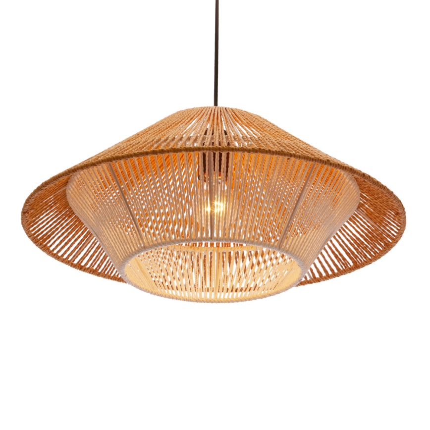 Suspension AFRICA 1xE27/40W/230V Ø 50 cm marron/crème