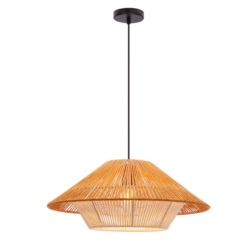 Suspension AFRICA 1xE27/40W/230V Ø 50 cm marron/crème