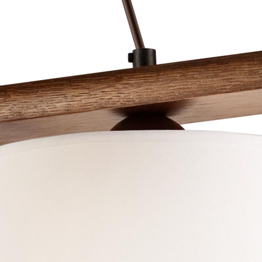 Suspension à câble AIDA 3xE27/60W/230V noyer