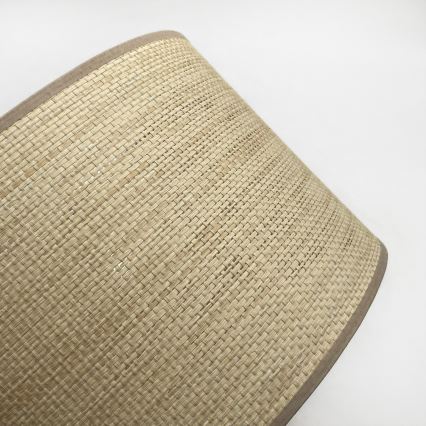 Suspension AIDA sur câble 2xE27/15W/230V Ø 35 cm chêne/raffia