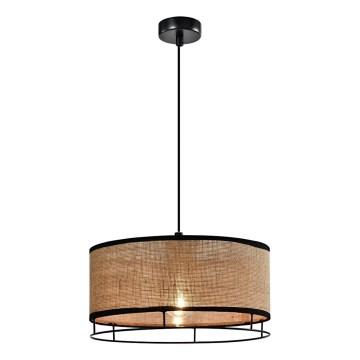 Suspension ARDI 1xE27/40W/230V marron/noire