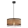 Suspension ARDI 1xE27/40W/230V marron/noire