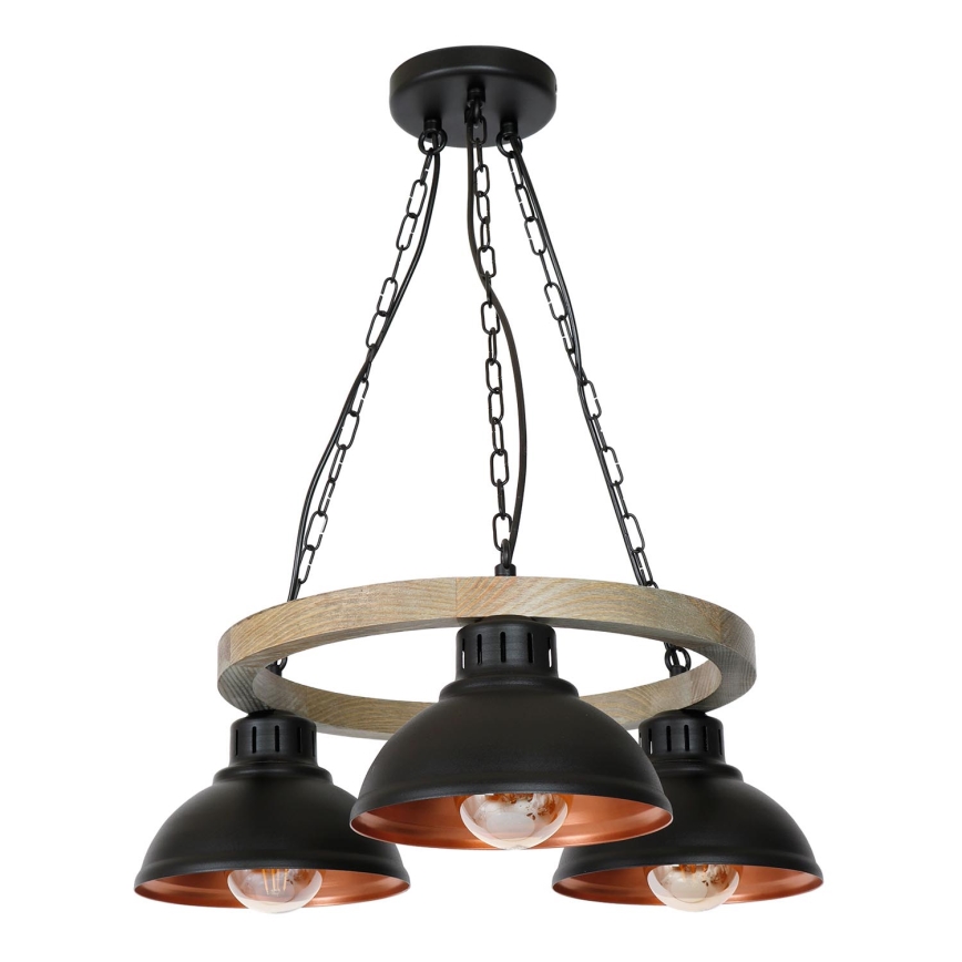 Suspension avec chaîne HAKON 3xE27/60W/230V