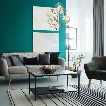 Suspension avec fil ALAMBRE 6xE27/60W/230V