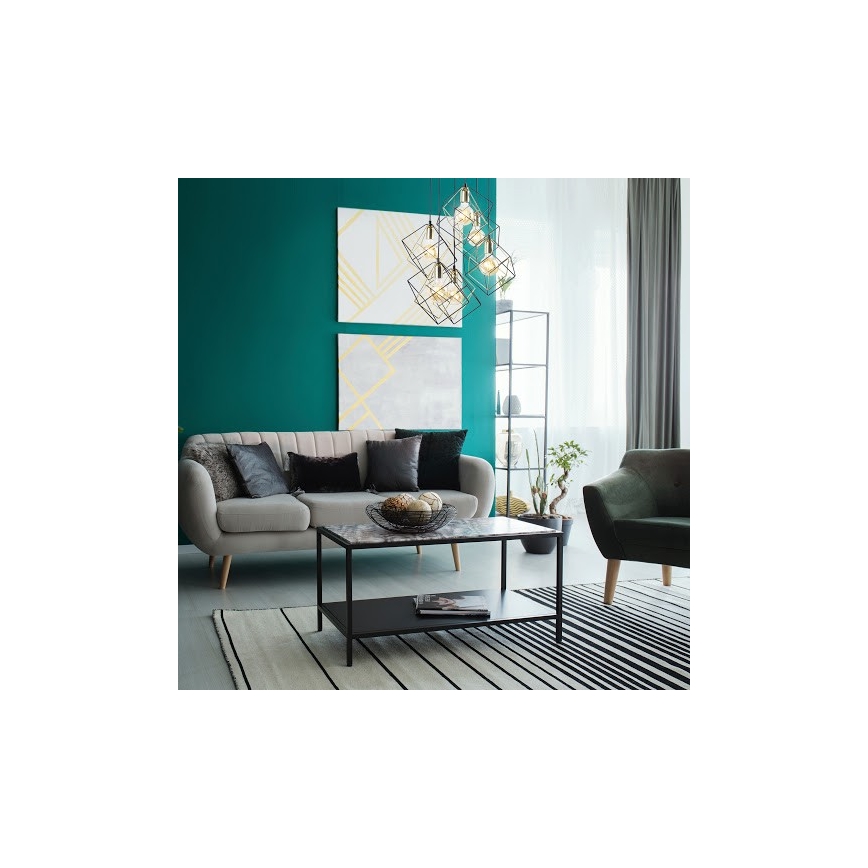 Suspension avec fil ALAMBRE 6xE27/60W/230V