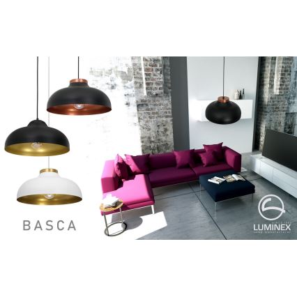 Suspension avec fil BASCA 1xE27/60W/230V