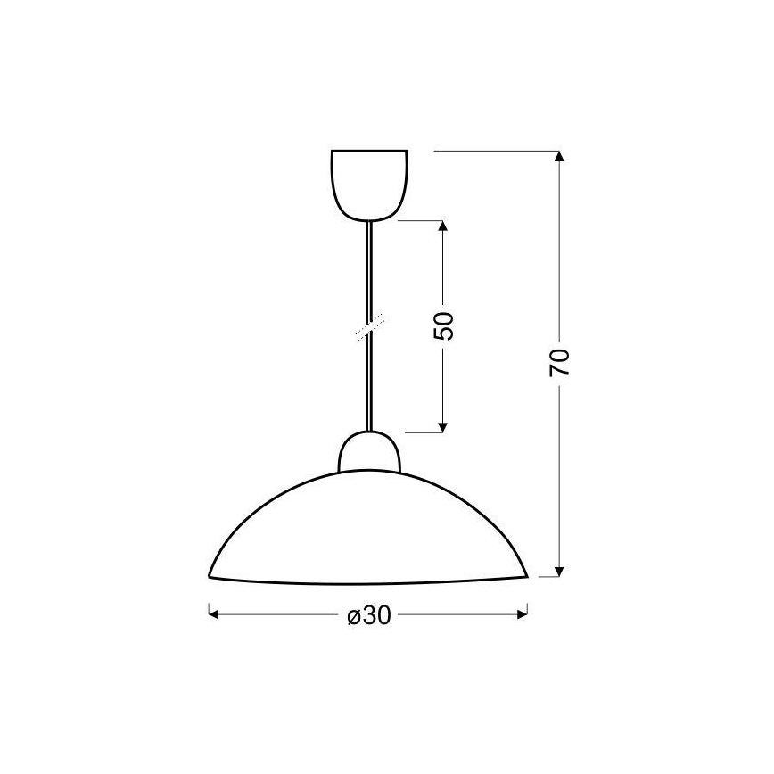 Suspension avec fil BILBAO 1xE27/60W/230V