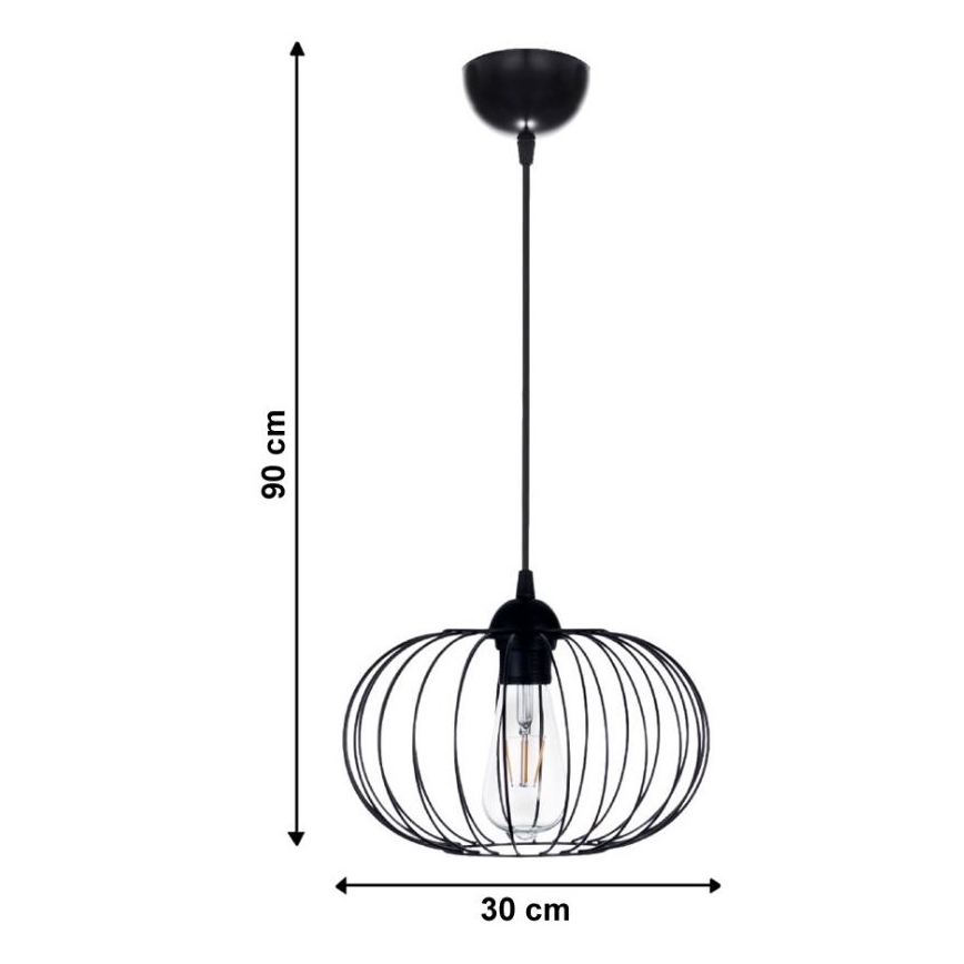 Suspension avec fil BOCCA 1xE27/60W/230V