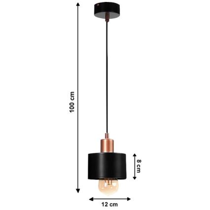 Suspension avec fil BODO 1xE27/60W/230V